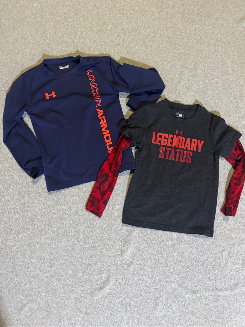 Under Armour Boys Size 6 Long Sleeve Sleeve T-shirts - Set of 2